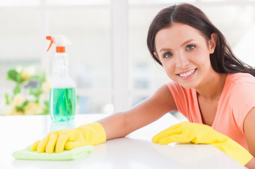 Professional rug cleaning in a Haringey home