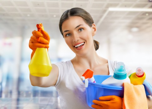 Upholstery cleaning service refreshing a sofa in Haringey